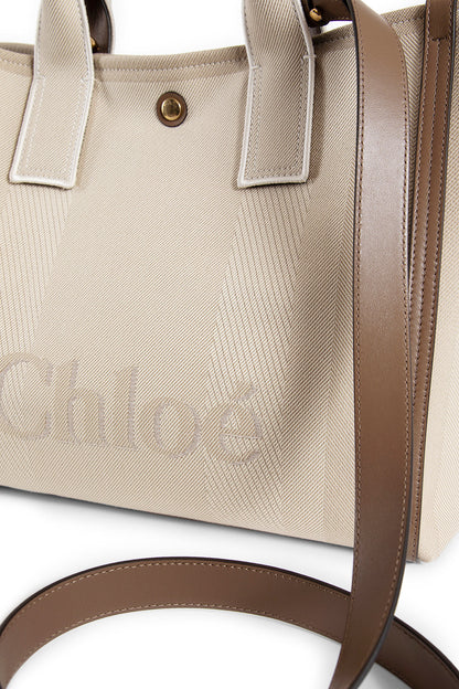 CHLOÉ WOMAN BEIGE TOTE BAGS