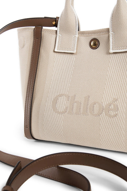 CHLOÉ WOMAN BEIGE TOTE BAGS