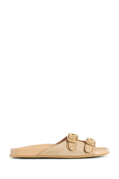 CHLOÉ WOMAN BEIGE SANDALS & SLIDES