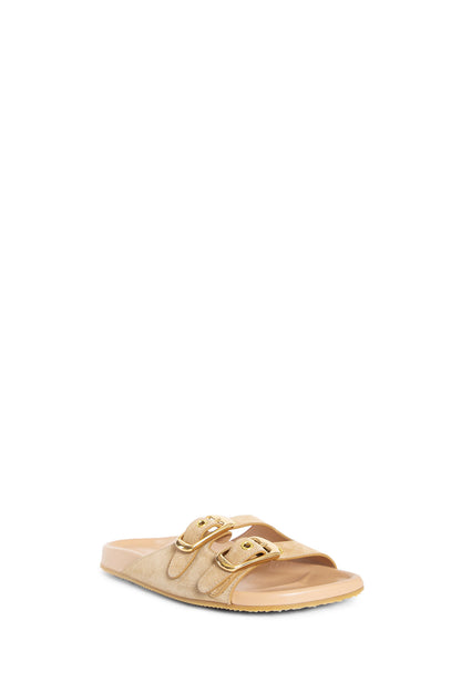 CHLOÉ WOMAN BEIGE SANDALS & SLIDES