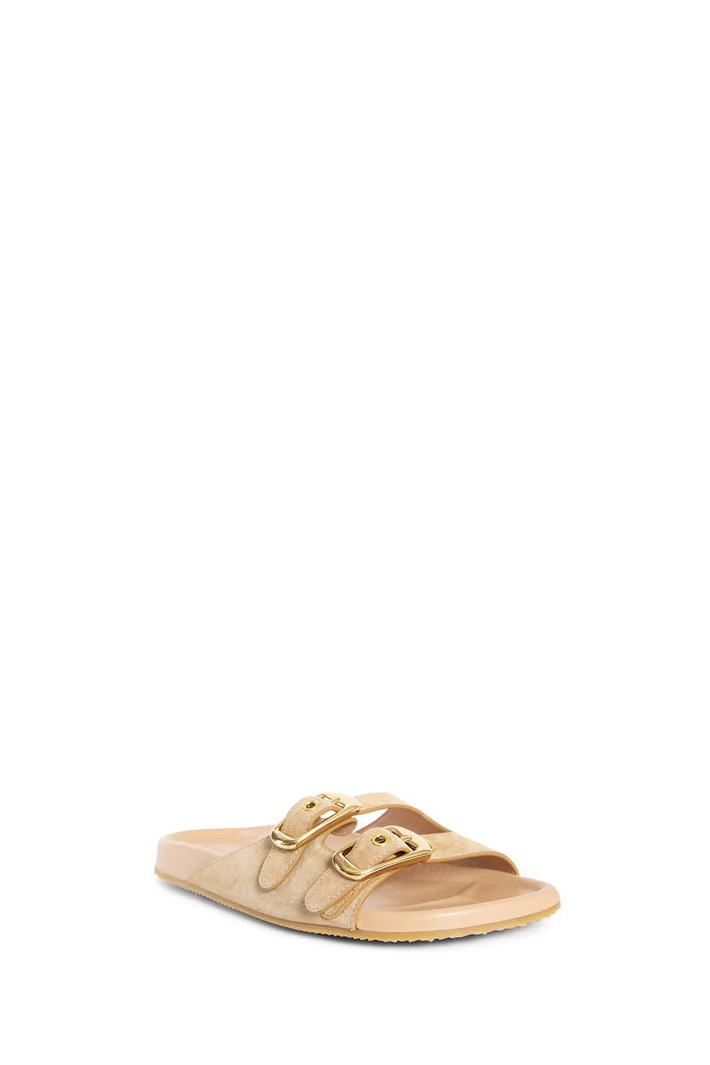 CHLOÉ WOMAN BEIGE SANDALS & SLIDES - Antonioli.eu