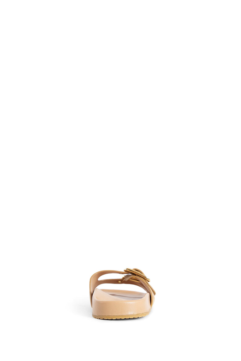 CHLOÉ WOMAN BEIGE SANDALS & SLIDES