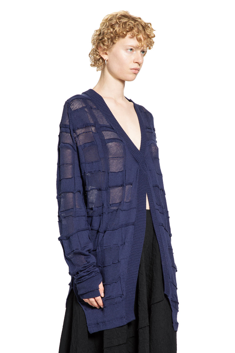 Checked Cardigan