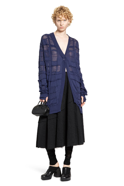 Checked Cardigan