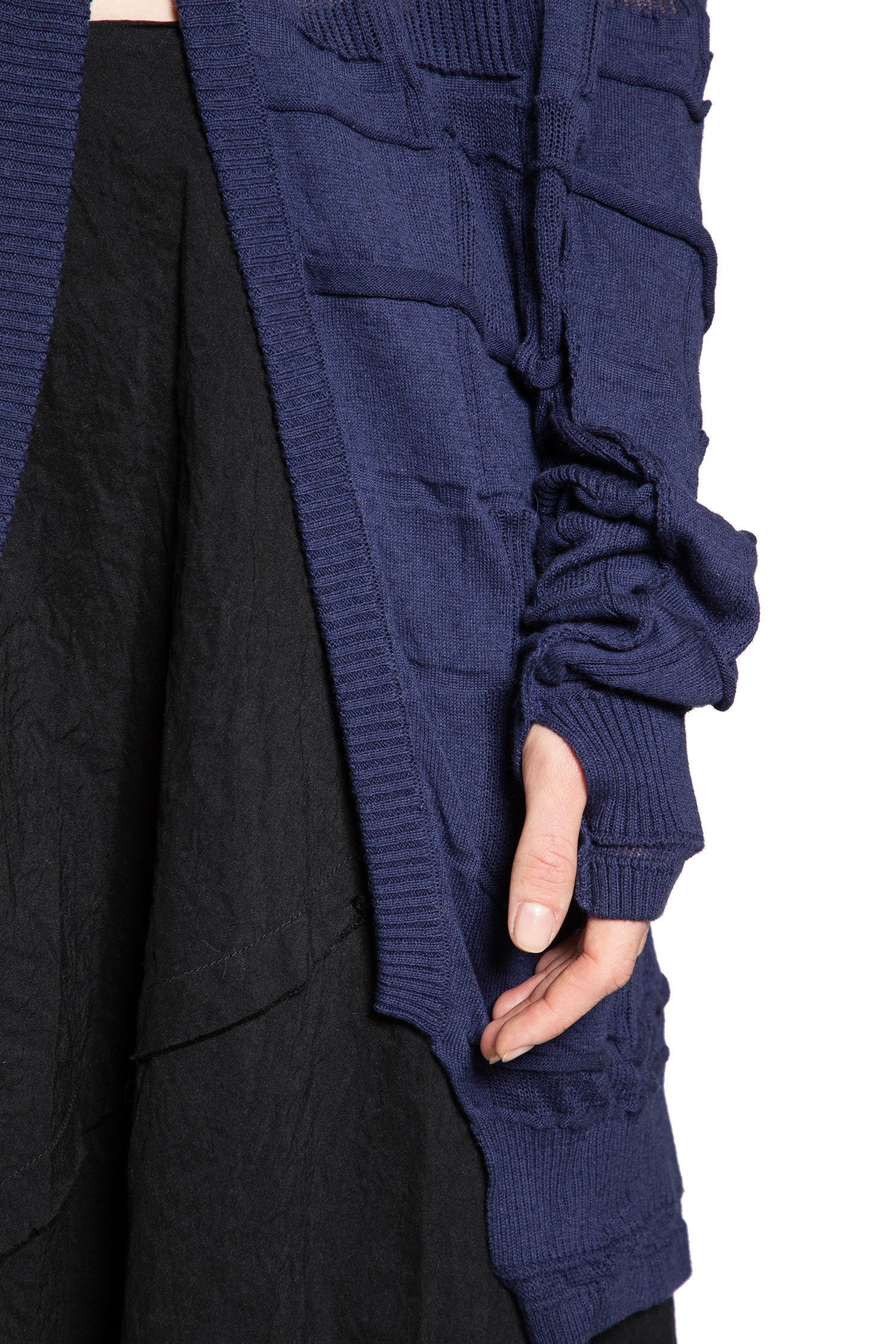 Checked Cardigan