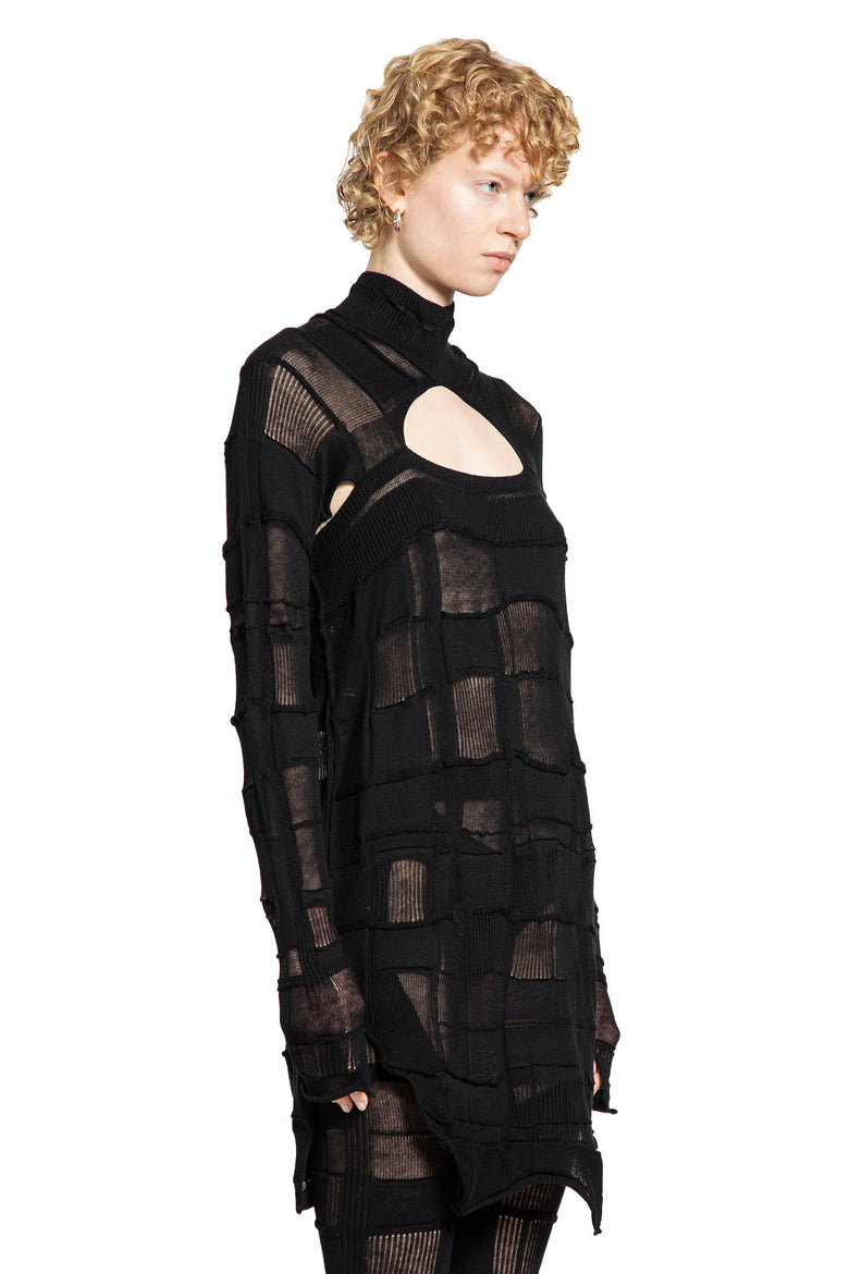 Checked LS3 Turtleneck Sweater