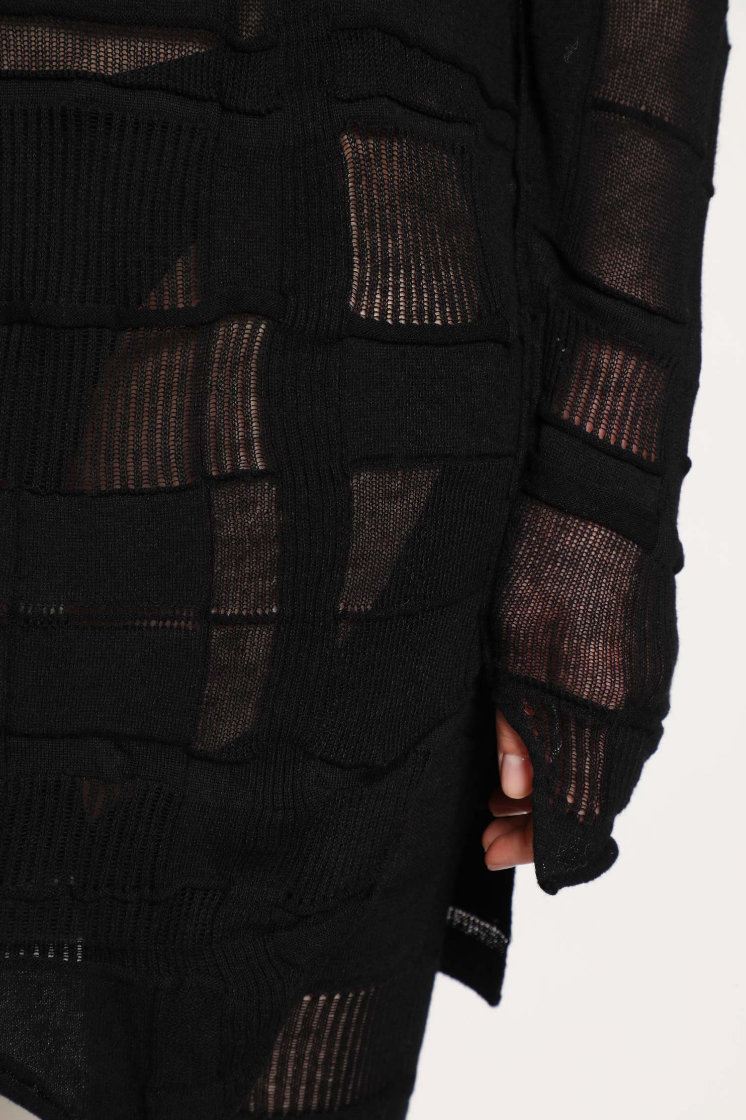 Checked LS3 Turtleneck Sweater