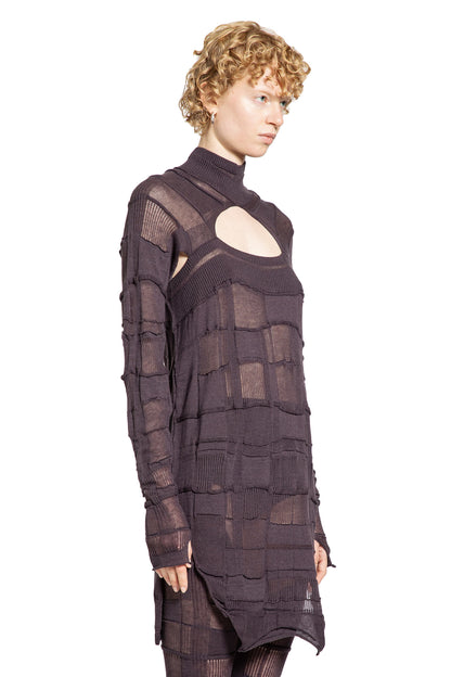 Checked LS3 Turtleneck Sweater