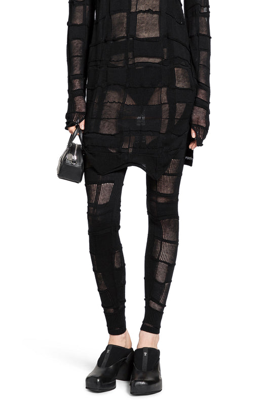 Checked Footless Tights - Antonioli.eu