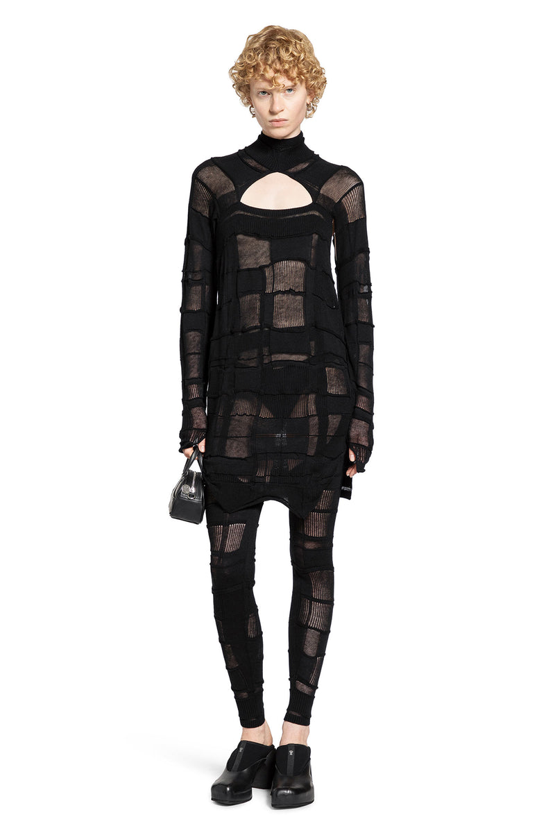 Checked Footless Tights - Antonioli.eu