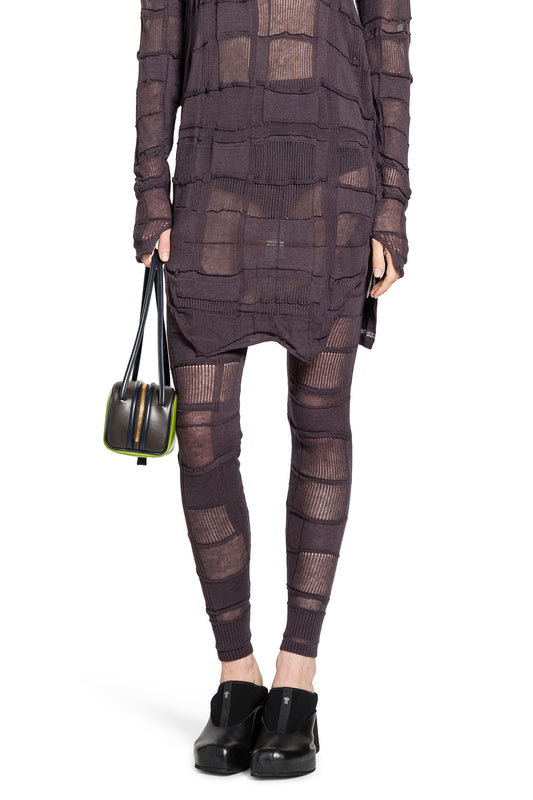 Checked Footless Tights - Antonioli.eu