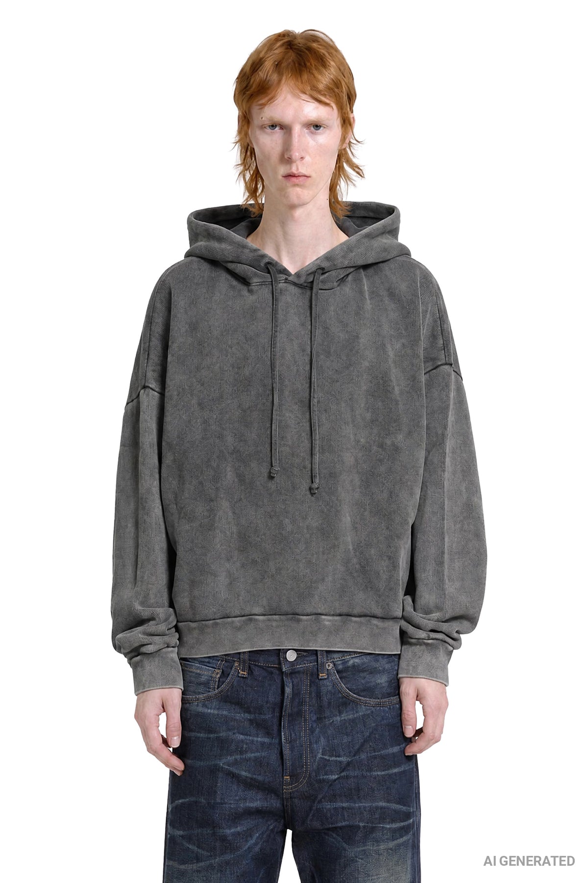 Rubber Stamp Logo Hoodie