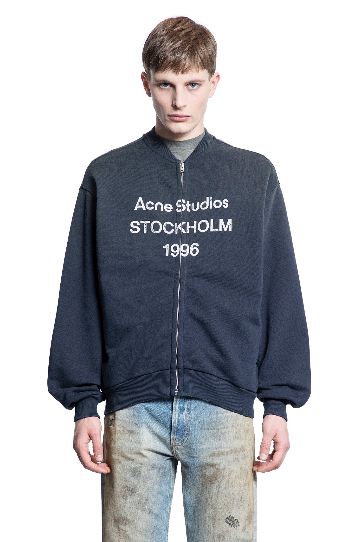 ACNE STUDIOS MAN BLACK SWEATSHIRTS