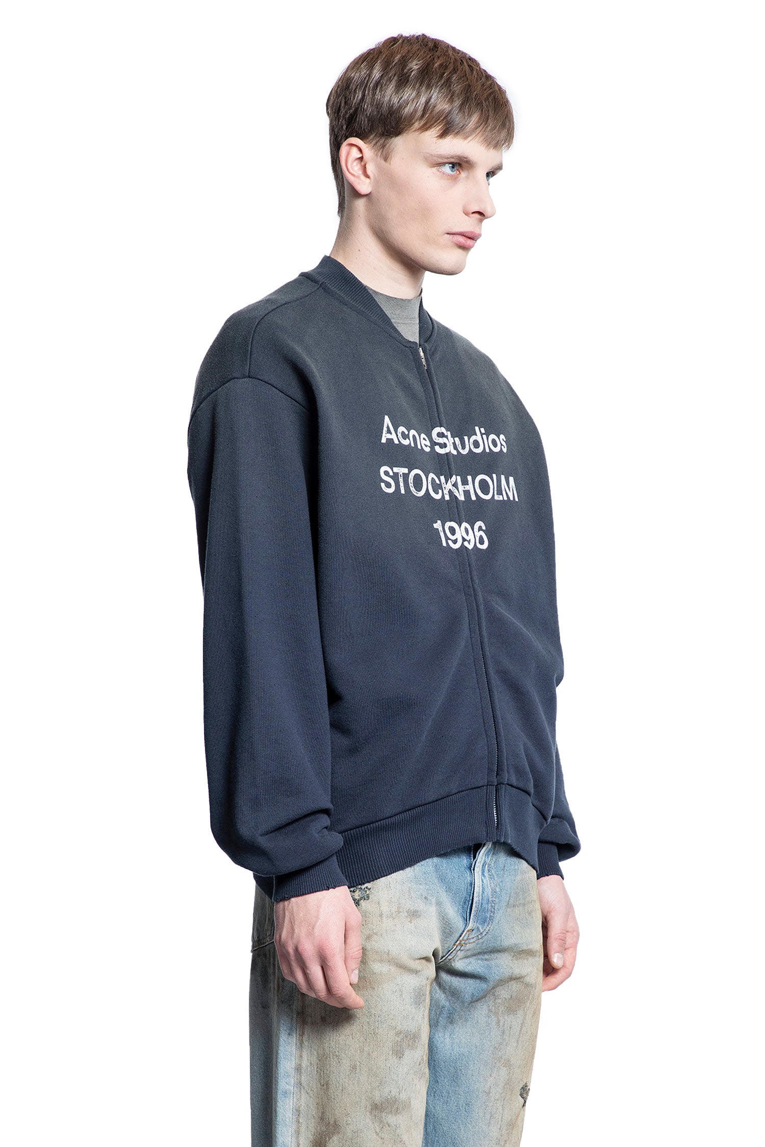 ACNE STUDIOS MAN BLACK SWEATSHIRTS