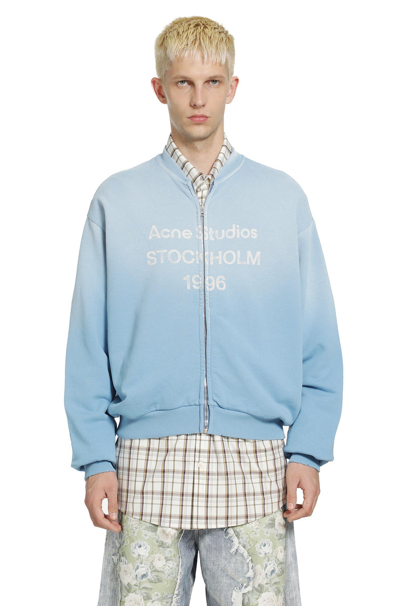 ACNE STUDIOS Washed Zip-Up Cardigan man