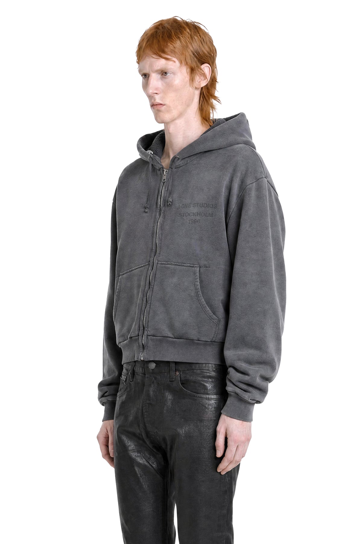ACNE STUDIOS 1996 Logo Zip-Up Hoodie man