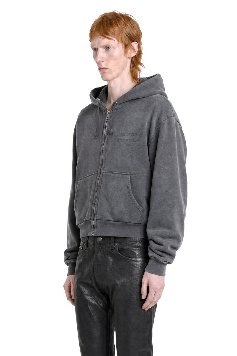 ACNE STUDIOS 1996 Logo Zip-Up Hoodie man