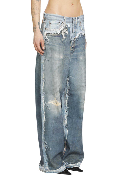 Trompe L'oeil Baggy Jeans