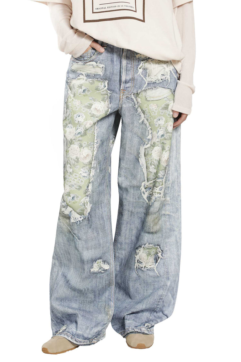 ACNE STUDIOS Trompe-L'Oeil Jeans 1981 woman