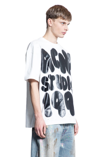 ACNE STUDIOS MAN WHITE T-SHIRTS & TANK TOPS