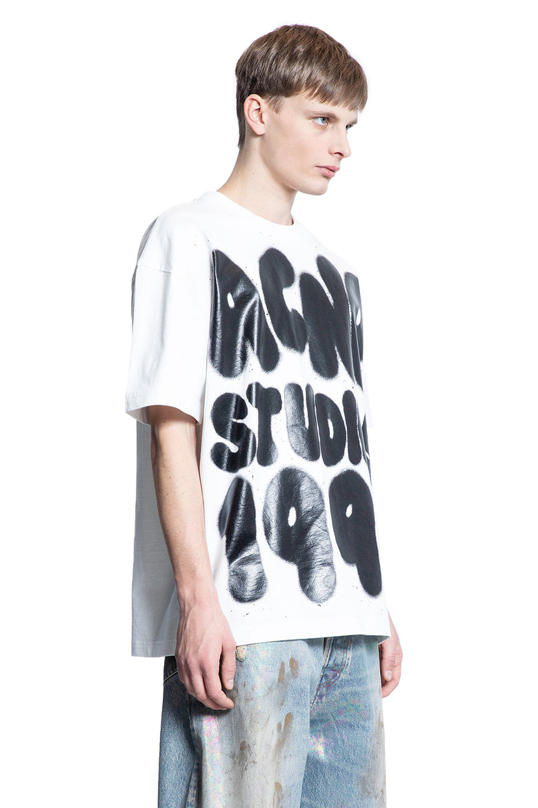 ACNE STUDIOS MAN WHITE T-SHIRTS & TANK TOPS