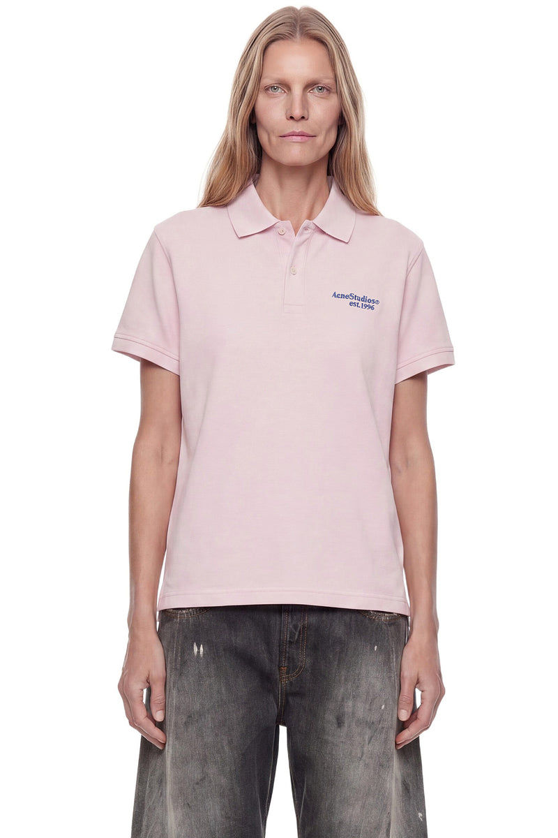 ACNE STUDIOS Logo Polo T-Shirt woman