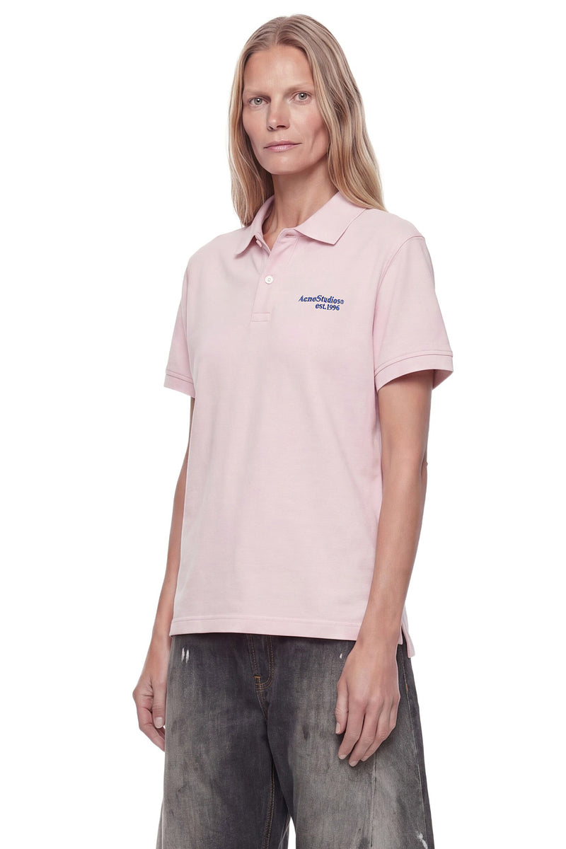 ACNE STUDIOS Logo Polo T-Shirt woman