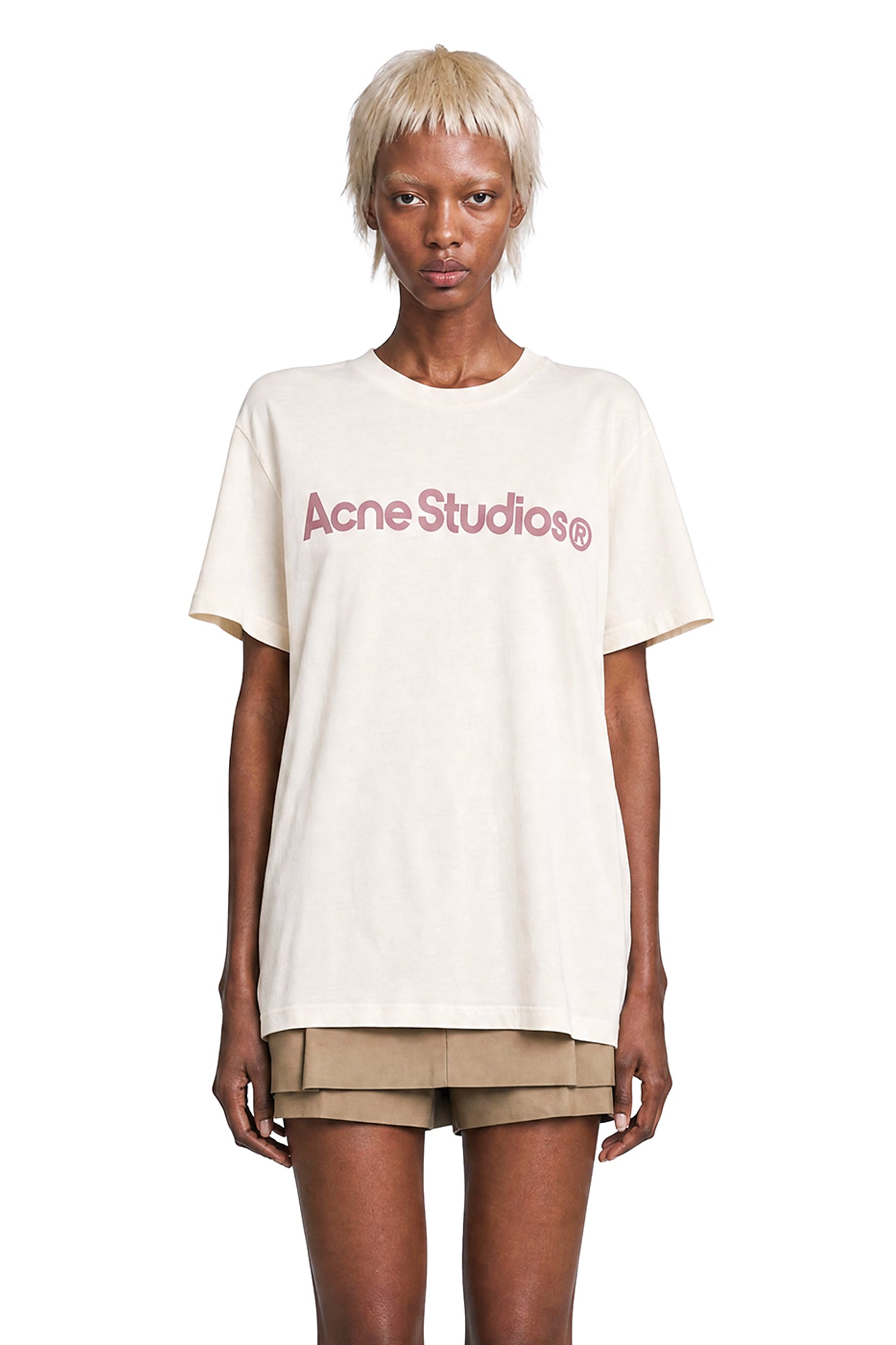 ACNE STUDIOS Graphic Logo T-Shirt woman