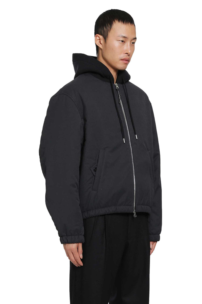 SALON C LUNDMAN Hooded Bomber man