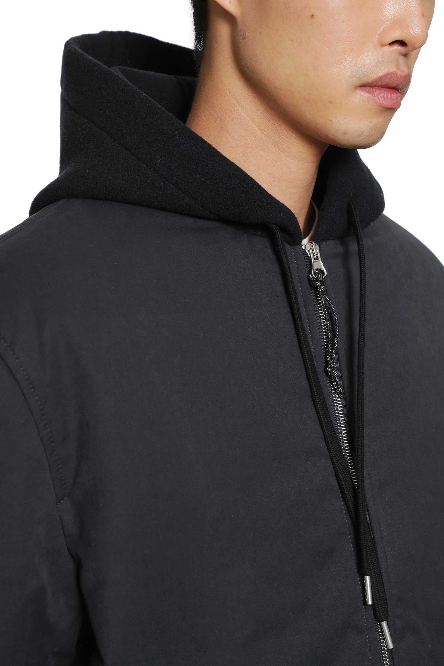 SALON C LUNDMAN Hooded Bomber man