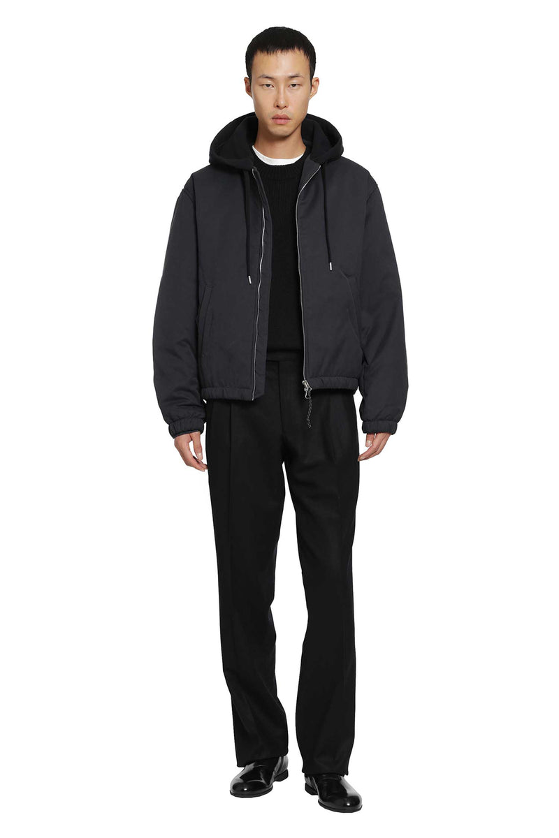 SALON C LUNDMAN Hooded Bomber man