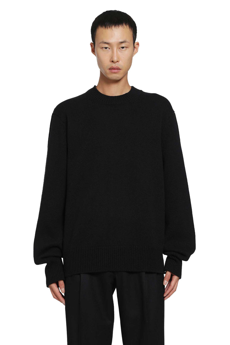SALON C LUNDMAN Chunky O-Neck Sweater man