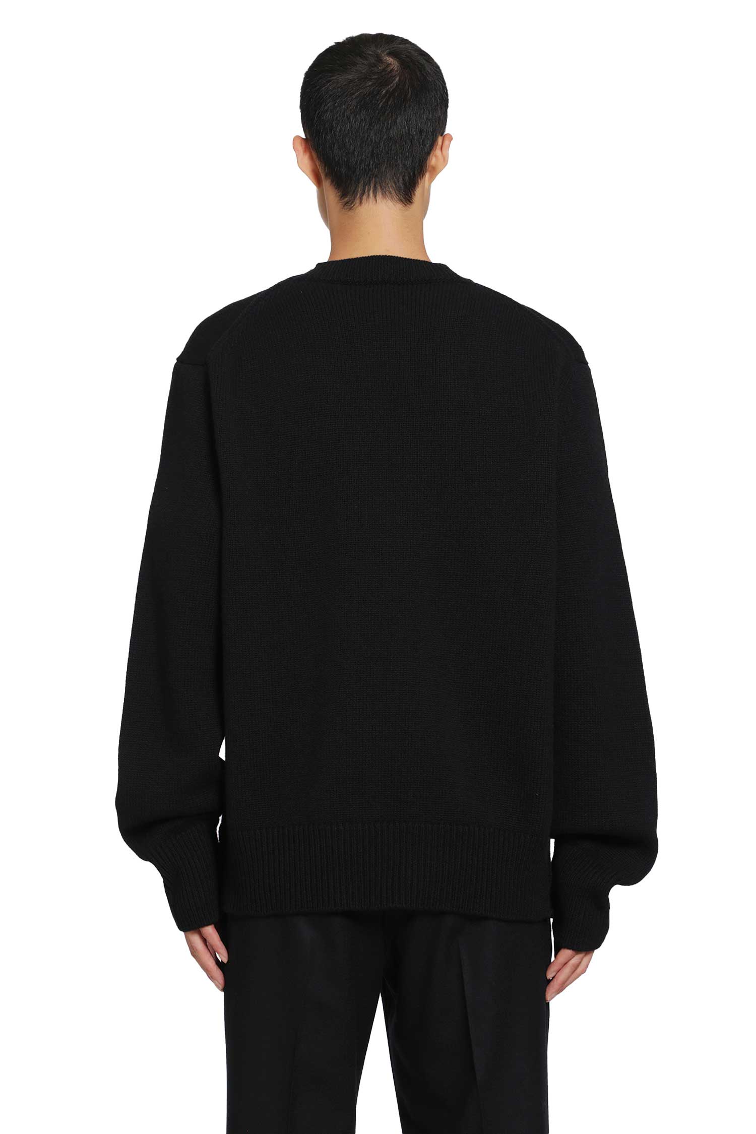 SALON C LUNDMAN Chunky O-Neck Sweater man