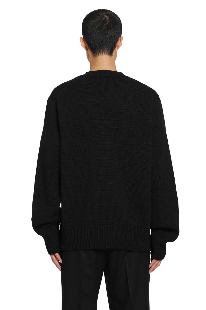 SALON C LUNDMAN Chunky O-Neck Sweater man