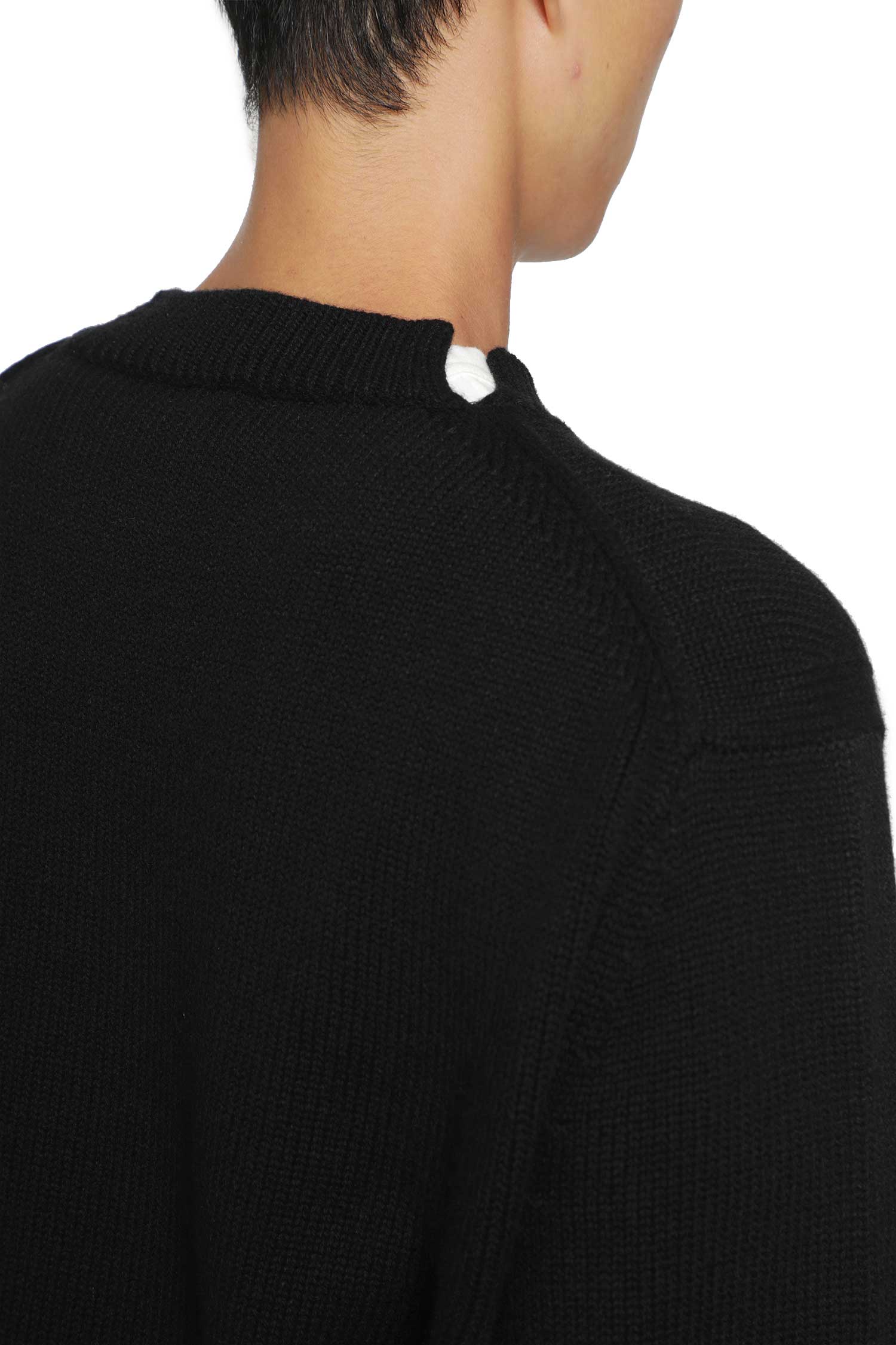 SALON C LUNDMAN Chunky O-Neck Sweater man