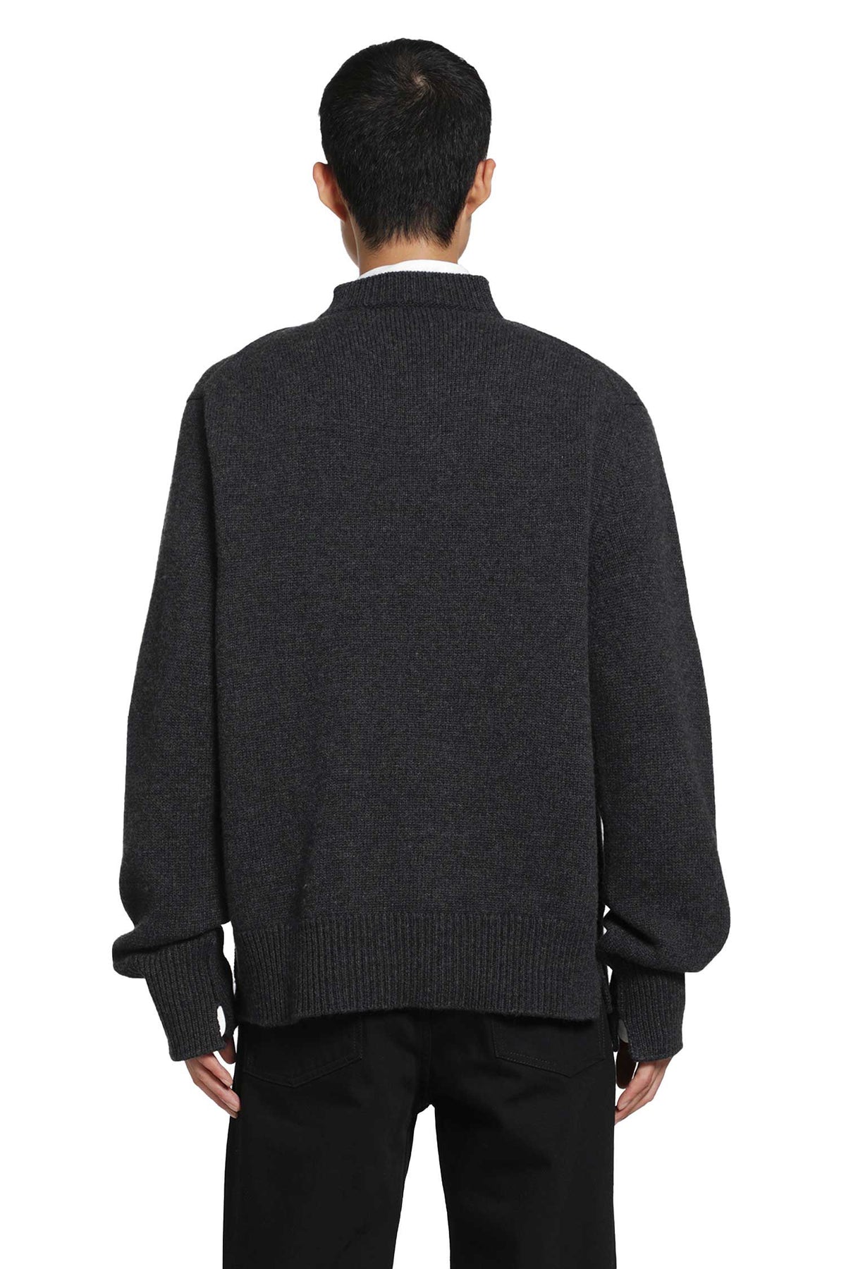SALON C LUNDMAN Chunky O-Neck Sweater man