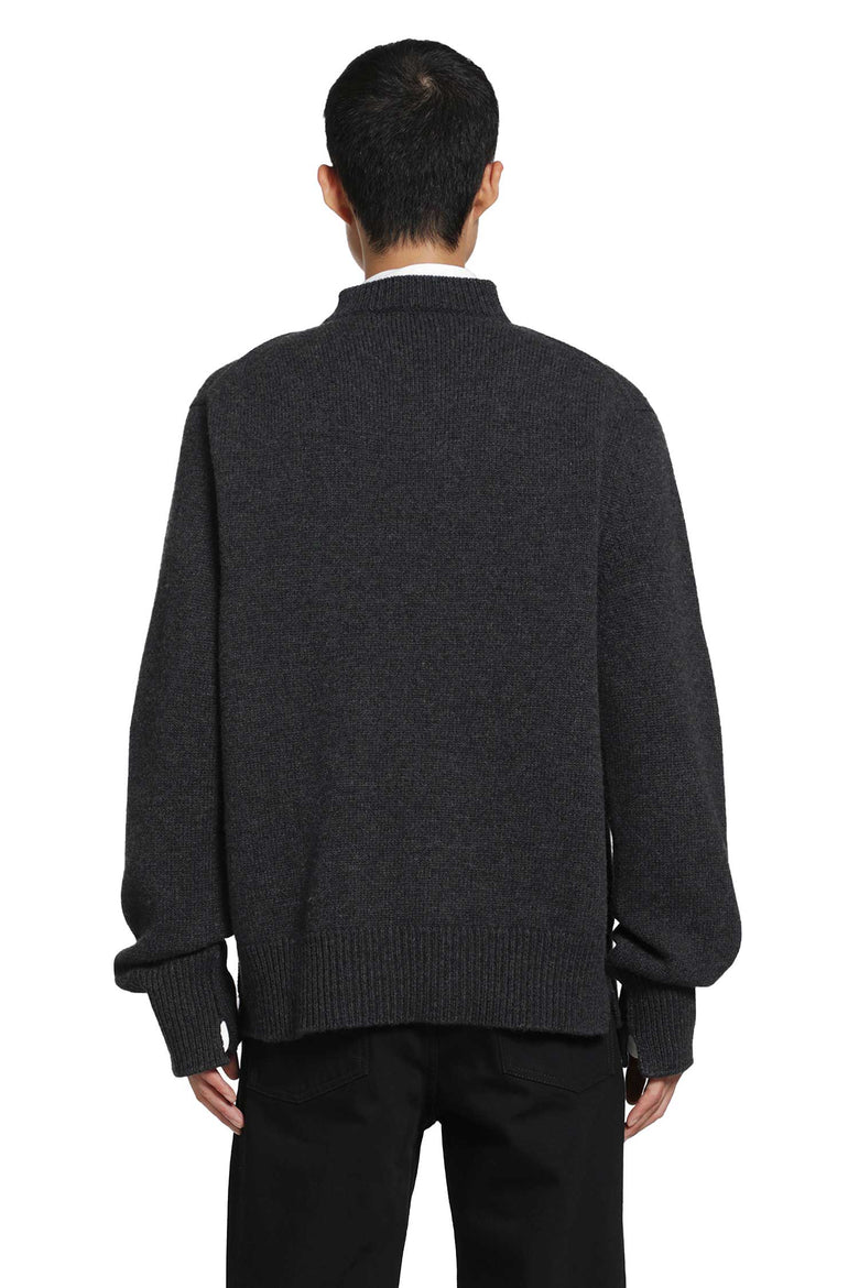 SALON C LUNDMAN Chunky O-Neck Sweater man