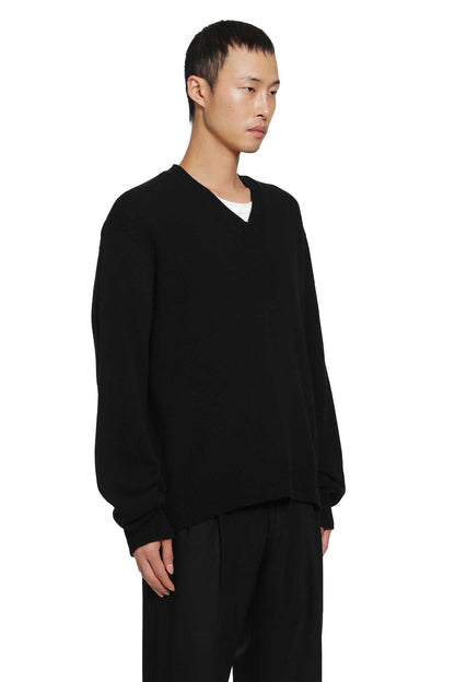 Medium Gauge V-Neck Sweater