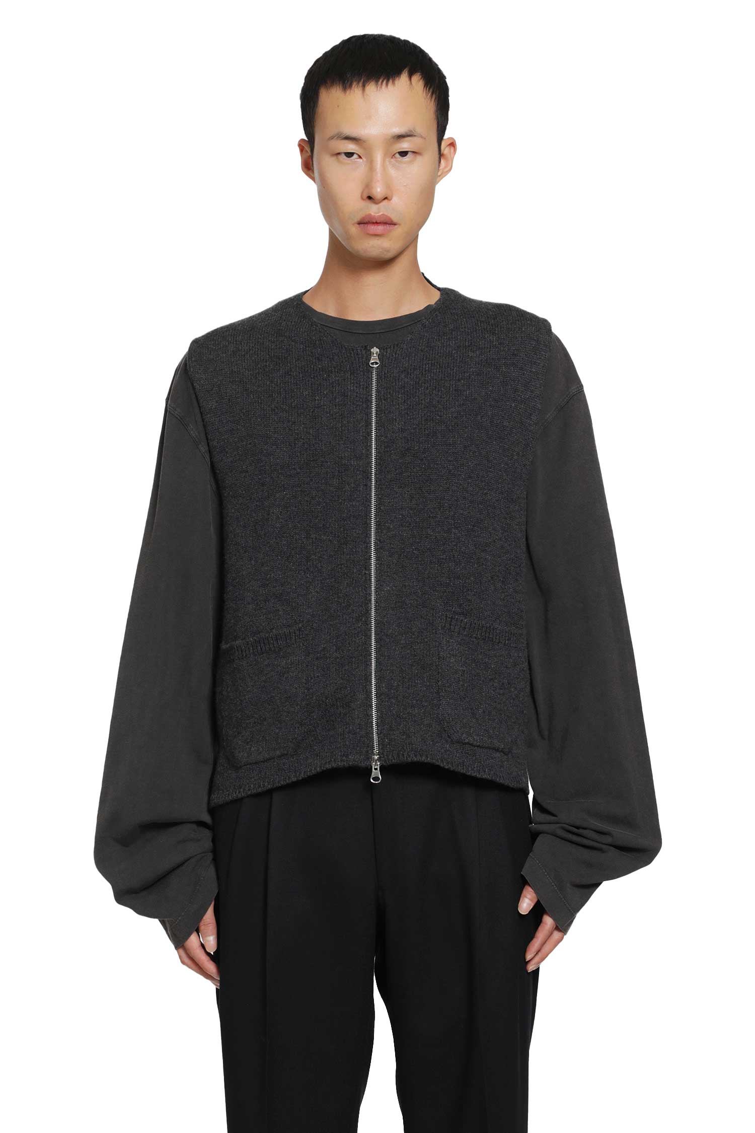 SALON C LUNDMAN Zip Gilet man