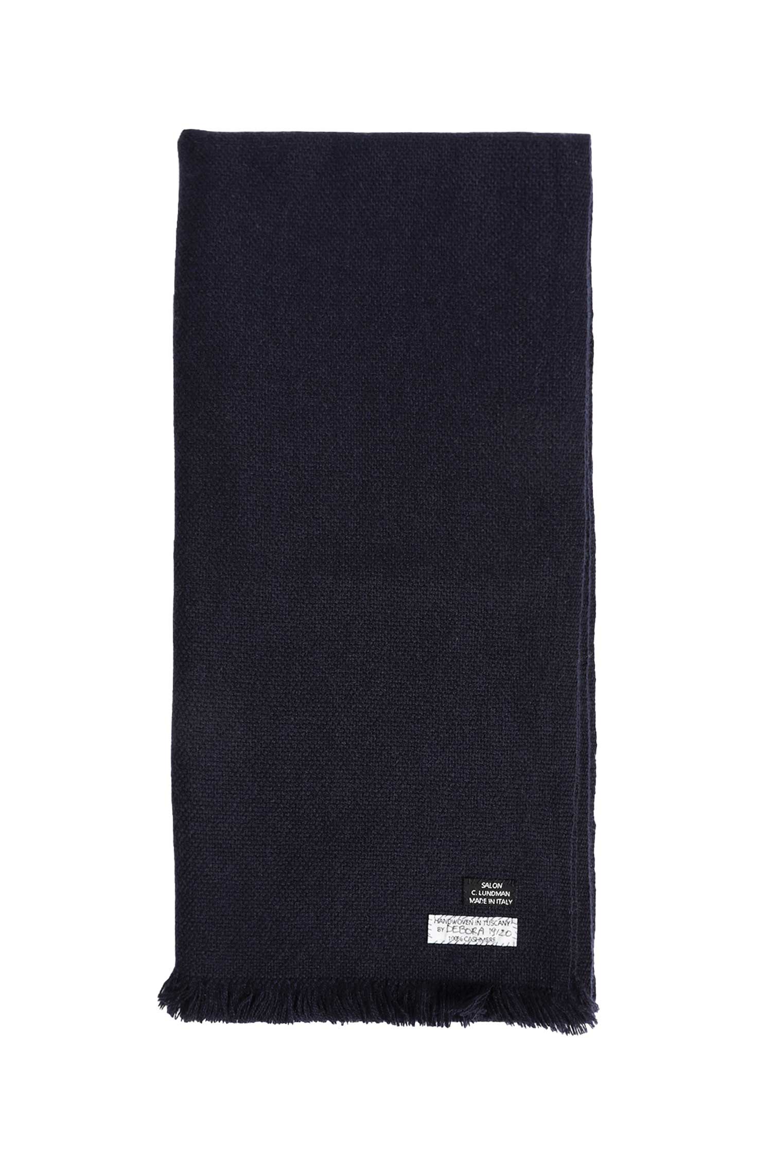 SALON C LUNDMAN Handwoven Cashmere Scarf man