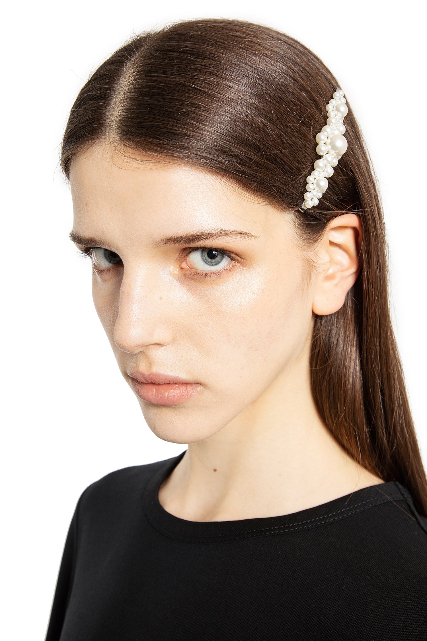 SIMONE ROCHA WOMAN WHITE HAIR ACCESSORIES