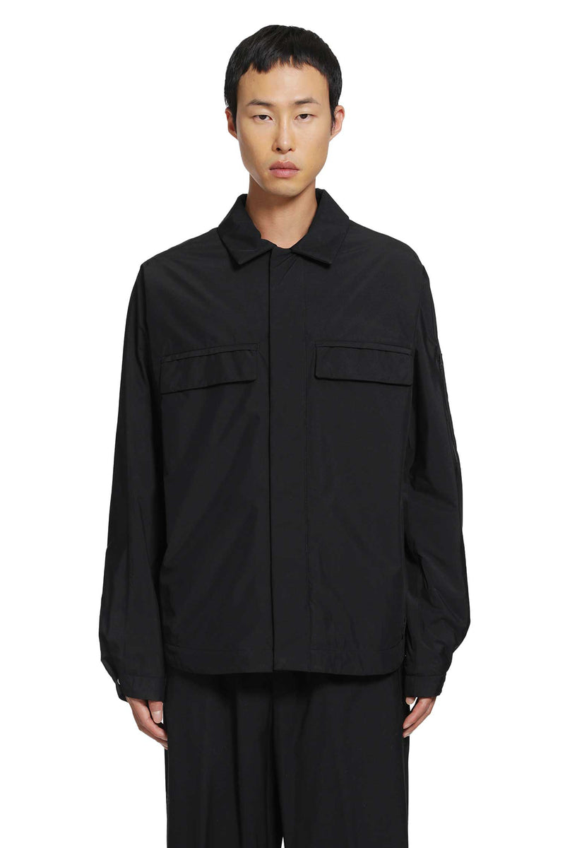 LAMINAR Coated Nylon Overshirt man