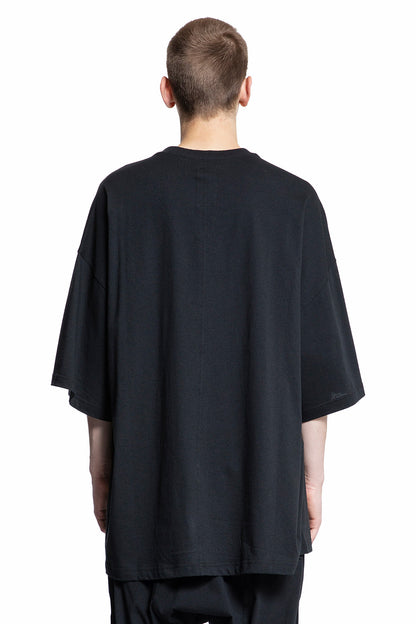 RICK OWENS MAN BLACK T-SHIRTS & TANK TOPS