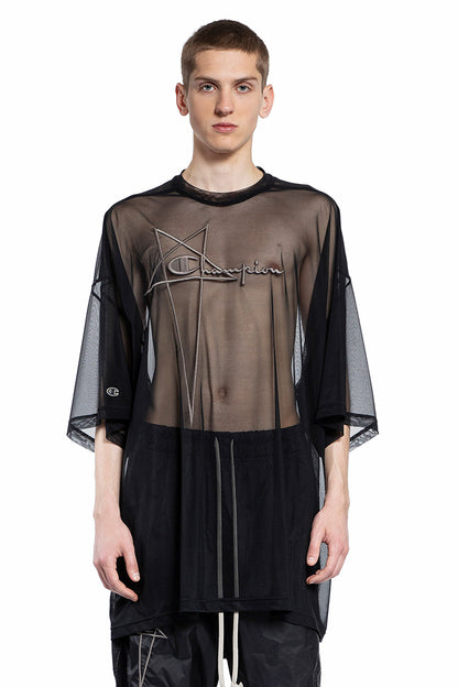 Antonioli RICK OWENS MAN BLACK T-SHIRTS & TANK TOPS