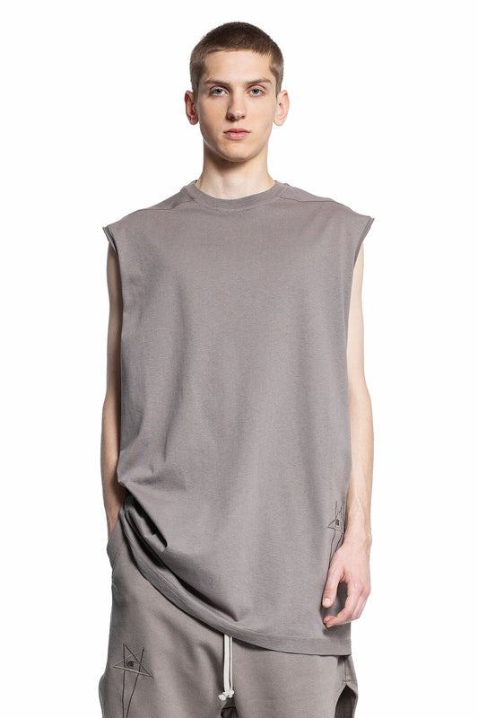 RICK OWENS MAN GREY T-SHIRTS & TANK TOPS