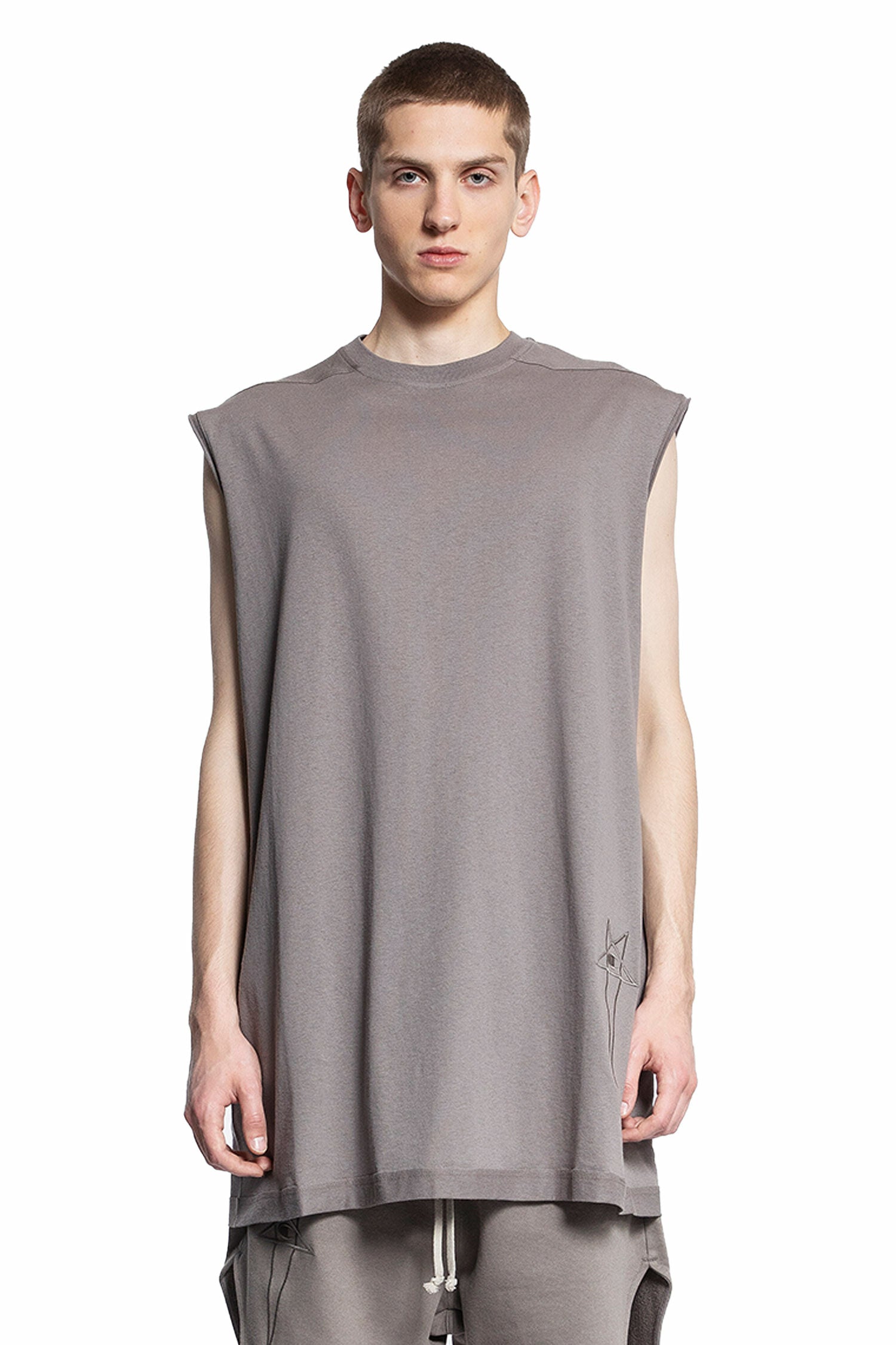 RICK OWENS MAN GREY TOPS