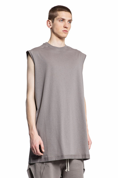 RICK OWENS MAN GREY T-SHIRTS & TANK TOPS