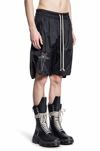 RICK OWENS MAN BLACK SHORTS & SKIRTS