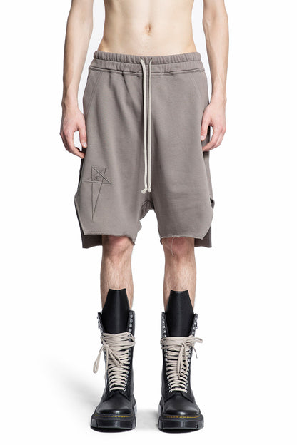 RICK OWENS MAN GREY SHORTS & SKIRTS