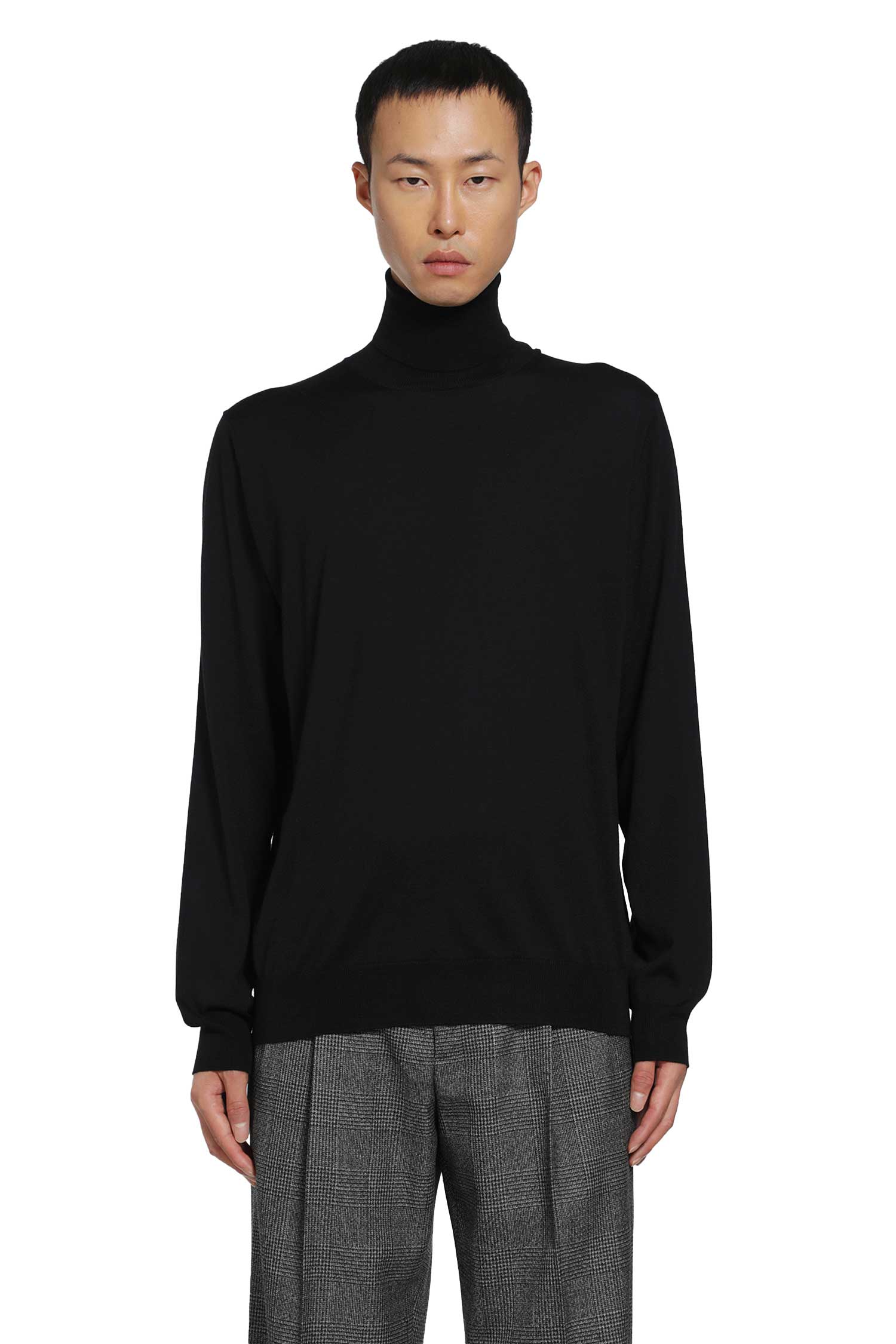 LARDINI Superfine Merino Wool Turtleneck man